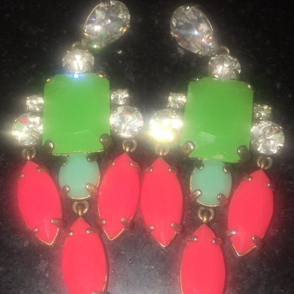 J.Crew colorful stone earrings - Picture 2 of 2